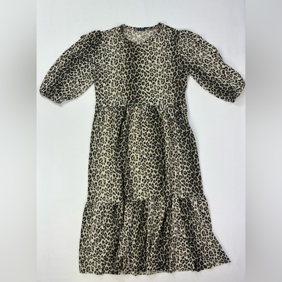 Zara animal print dress size small - Picture 1 of 4